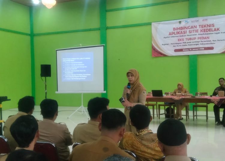 KLIK DATA, JAGA MASA DEPAN:SITIE KEDELAK JADI JURUS DINAS SOSIAL KLATEN PENUHI HAK ANAK
